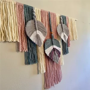 Colgante hojas multicolor